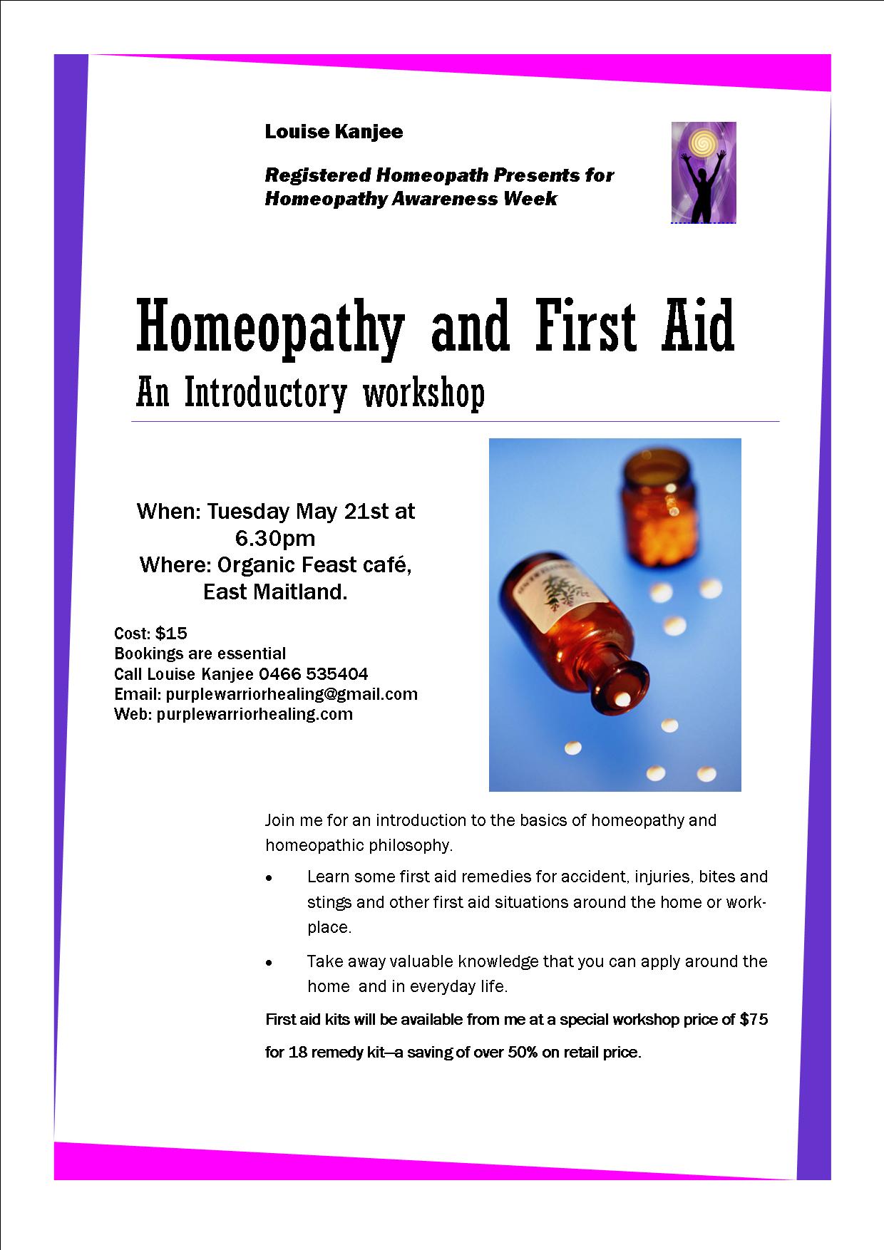 first aid flyer